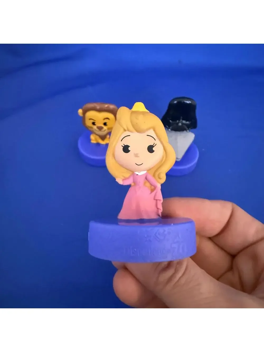 3 Figures McDonald's Happy Meals, celebrating Disneyland's 70th anniversary